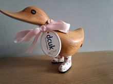 Load image into Gallery viewer, DCUK Duck Strawberry Heart Boots Named Jenny
