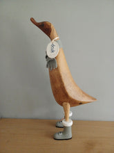 Load image into Gallery viewer, DCUK Alpine Duck Named IVY Grey Boots and Scarf Gift 30cm Tall