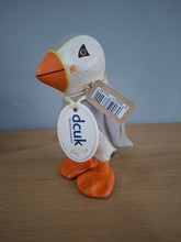 Load image into Gallery viewer, DCUK Puffings Baby Wooden Puffin Bird Named DAISY Coastal Ornament