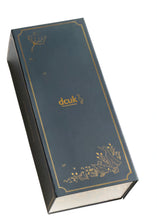 Load image into Gallery viewer, DCUK Wooden Duck Named Maddison Blue Floral Boots 35cm Free Gift Box