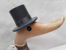 Load image into Gallery viewer, DCUK WOODEN WEDDING DUCK Mr & Mrs Bride and Groom Wedding Duck With FREE New Design Gift Bag. Hand Carved Hand Painted Wedding Gift