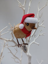 Load image into Gallery viewer, DCUK TRADITIONAL CHRISTMAS Garden Bird Named HOPE With Bird House Gift Box Hand Carved  GIFT Ornament 12cm Tall