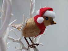 Load image into Gallery viewer, DCUK TRADITIONAL CHRISTMAS Garden Bird Named HOLLY With Bird House Gift Box Hand Carved GIFT Ornament 12cm Tall