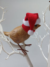 Load image into Gallery viewer, DCUK TRADITIONAL CHRISTMAS Garden Bird Named HOLLY With Bird House Gift Box Hand Carved GIFT Ornament 12cm Tall