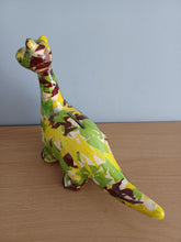 Load image into Gallery viewer, Pomme Pidou DIEGO DINOSAUR Camouflage Design Decoupage Ceramic Money Box Piggy Bank Money Bank With Stopper Collectable Gift 19cm NEW