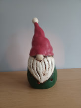 Load image into Gallery viewer, RED And GREEN GONK Tea Light Holder Village Pottery Cute Ceramic Gift 19cm NEW