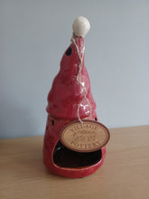 Load image into Gallery viewer, RED GONK Tea Light Holder Village Pottery Cute Ceramic Gift 19cm NEW RANGE