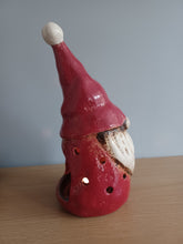 Load image into Gallery viewer, RED GONK Tea Light Holder Village Pottery Cute Ceramic Gift 19cm NEW RANGE
