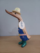 Load image into Gallery viewer, DCUK GENTLEMAN GARDENER DUCKLING Named NICK Handpainted Wooden Duck