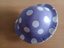 Load image into Gallery viewer, DCUK Toadstool Hedgy Wooden Hedgehog Lilac Spotty Toadstool Hat