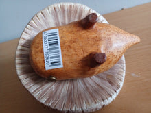 Load image into Gallery viewer, DCUK Toadstool Hedgy Wooden Hedgehog Lilac Spotty Toadstool Hat