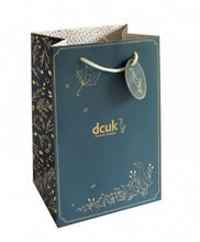 Load image into Gallery viewer, DCUK Christmas Tree Hanging Decorations SET OF THREE KINGS With Gift Bag Green Purple and Blue Miniature Duck 10cm Tall Hand Carved Hand Painted Gift Ornament.