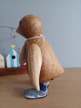 Load image into Gallery viewer, DCUK Wild Welly Penguin Gift Named DAVID Grey Shark Wellies12cm
