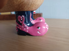 Load image into Gallery viewer, DCUK Wild Welly Penguin Gift Named GLORIA Pink Octopus Wellies12cm
