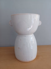 Load image into Gallery viewer, Sass and Belle Ceramic Speckled Face Vase Gift 20cm Tall New
