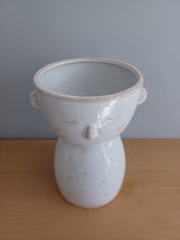 Load image into Gallery viewer, Sass and Belle Ceramic Speckled Face Vase Gift 20cm Tall New
