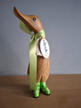 Load image into Gallery viewer, DCUK Green Floral Boots Duckling Named JULIA New
