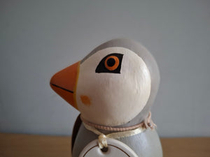 DCUK Puffings Baby Wooden Puffin Bird Named MICHELLE  Coastal Gift Ornament NEW