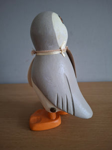 DCUK Puffings Baby Wooden Puffin Bird Named MICHELLE  Coastal Gift Ornament NEW