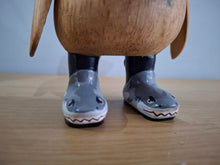 Load image into Gallery viewer, DCUK Wild Welly Penguin Gift Named JENNY Grey Shark Wellies
