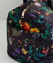 Load image into Gallery viewer, Fable England Botanical Pumpkin Large Black Weekender Bag
