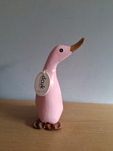 Load image into Gallery viewer, DCUK Pink Wooden Duckling Duck Named AVA New
