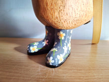 Load image into Gallery viewer, DCUK Grey Floral Hat and Boots Duckling Named DOTTY New
