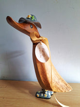 Load image into Gallery viewer, DCUK Grey Floral Hat and Boots Duckling Named DOTTY New
