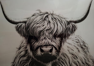 Highland Cow Serving Tray