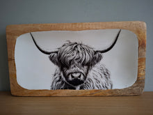 Load image into Gallery viewer, Highland Cow Serving Tray
