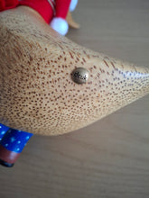 Load image into Gallery viewer, DCUK DUCKY Rudolph Boots Christmas Wooden Duck Named PRANCER
