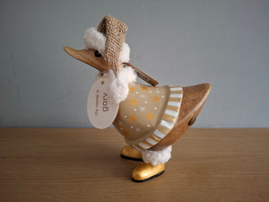 DCUK DUCKY GILDED CARAMEL DUCK NAMED GARY New Christmas 2025