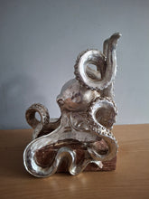 Load image into Gallery viewer, OCTOPUS Pair of Bookends McGowan and Rutherford SilverEffect Detailed Octopus Design
