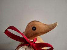 Load image into Gallery viewer, DCUK Wooden Ducky Duck Wild Strawberry Boots Named TIMOTHY
