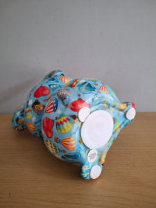 Pomme Pidou MARTHA MOUSE Money Box Decoupage Ceramic Piggy Bank With Stopper NEW