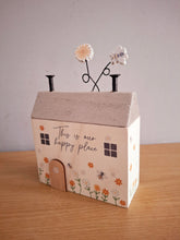 Load image into Gallery viewer, Wooden House Decoration This is Our Happy Place
