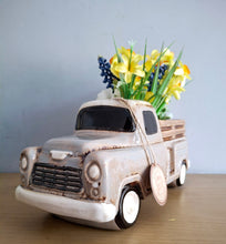 Load image into Gallery viewer, Truck Flower Plant Pot Planter Village Pottery Fathers Day Gift
