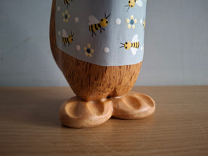 DCUK BUZZY DUCK Honey Baker DUCK Wooden Duckling Named AVA Mothers Day Gift