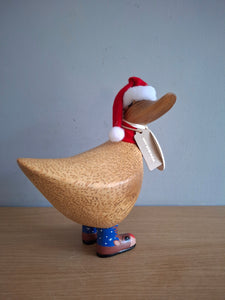 DCUK DUCKY Rudolph Boots Christmas Wooden Duck Named PRANCER