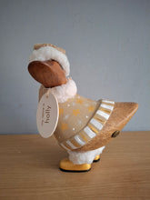 Load image into Gallery viewer, DCUK DUCK GILDED CARAMEL DUCKY NAMED HOLLY New Christmas 2025
