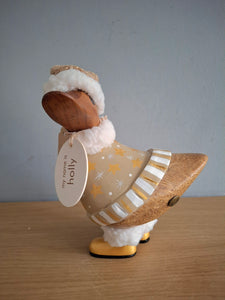 DCUK DUCK GILDED CARAMEL DUCKY NAMED HOLLY New Christmas 2025