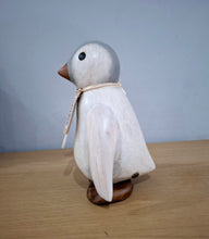 Load image into Gallery viewer, DCUK Baby Emperor Penguin Named WINNIE Wooden Penguin Gift 14cm
