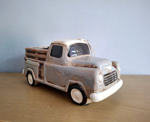 Truck Flower Plant Pot Planter Village Pottery Fathers Day Gift