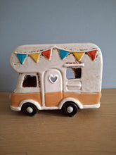 Load image into Gallery viewer, MOTORHOME Ceramic Tea Light Holder Gift by Quay Traders
