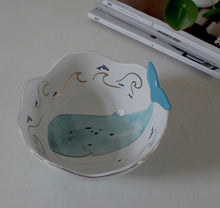 Load image into Gallery viewer, House of Disaster Novelty By The Sea Whale Bowl Porcelain Gift
