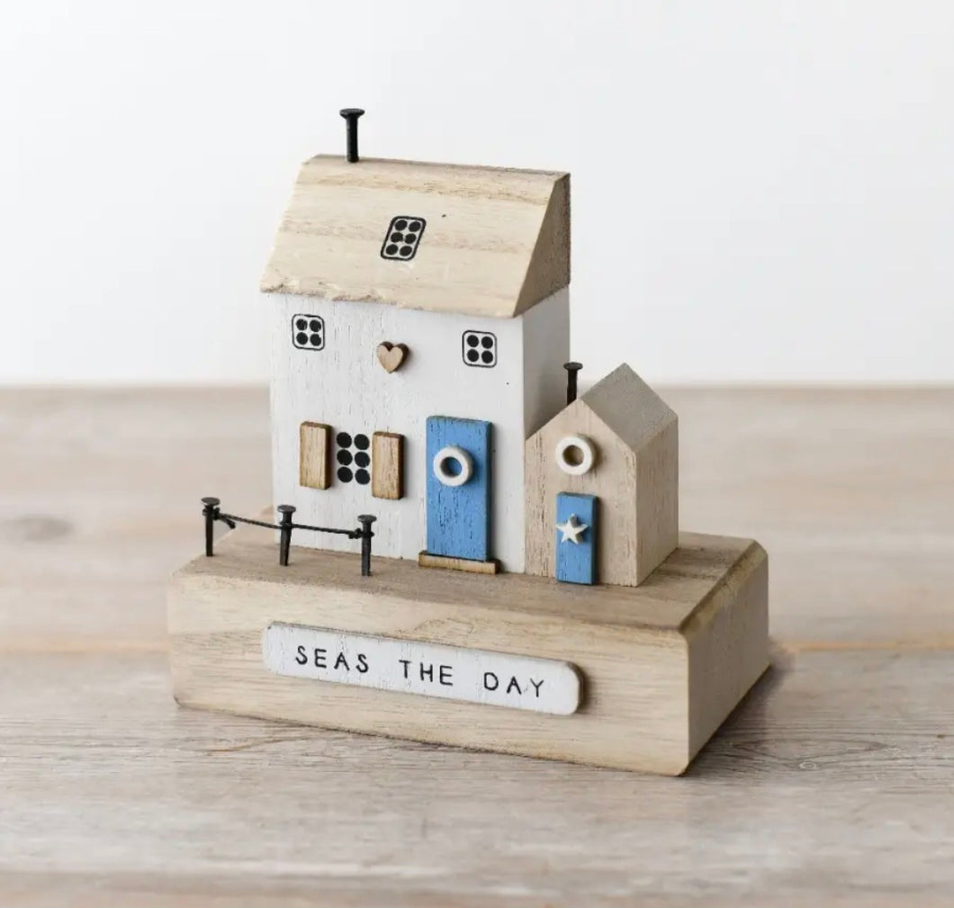 Coastal Wooden House Decoration