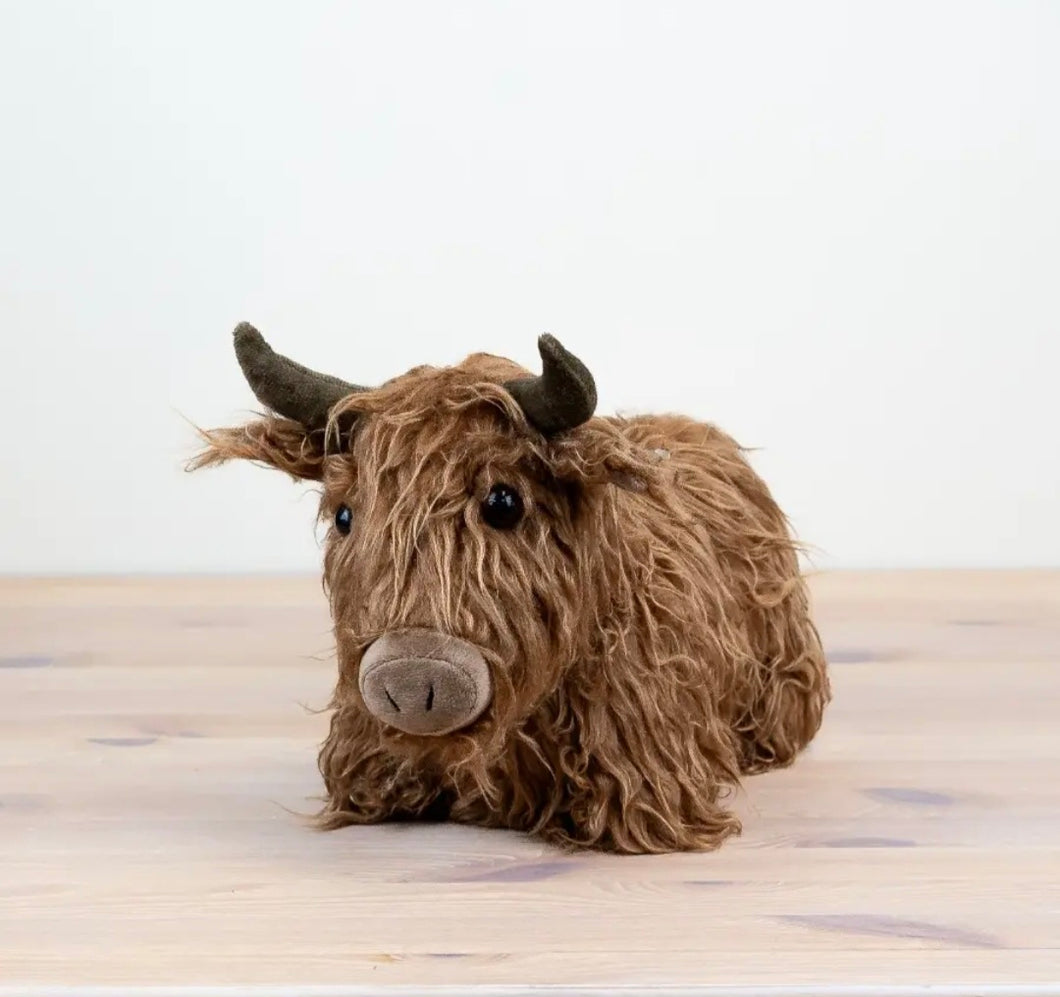 HIGHLAND COW DOORSTOP DOOR WEDGE