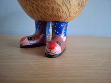 Load image into Gallery viewer, DCUK DUCKY Rudolph Boots Christmas Wooden Duck Named PRANCER
