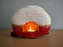 Load image into Gallery viewer, Village Pottery CHRISTMAS CARAVAN Tea Light Holder Ceramic Gift 18cm NEW
