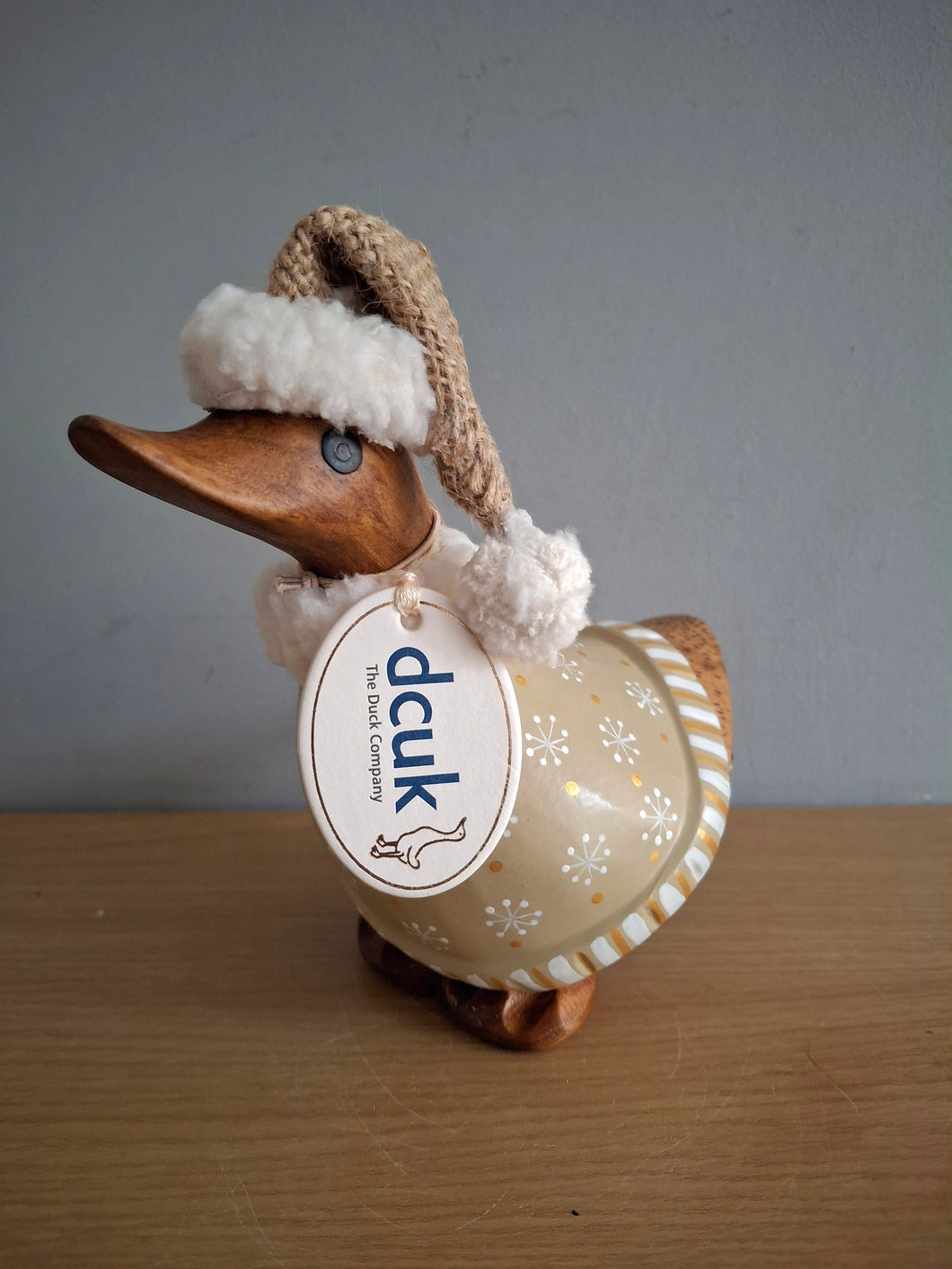 DCUK DUCK GILDED CARAMEL DUCKY NAMED HOPE New Christmas 2025